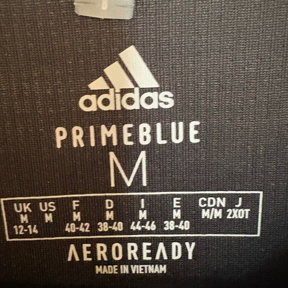 Adidas “PrimeBlue” Black Athletic Tank Top women’s size medium - Picture 4 of 8